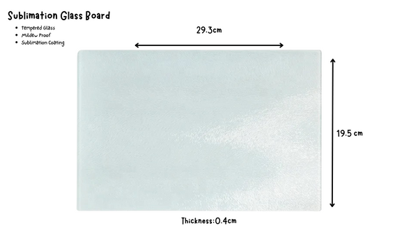 Sublimation Glass Chopping Board