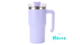 Sublimation Tumbler with Handle, 20oz/600ml Matte