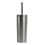 10oz/295ml Skinny, Stainless Steel, Doubled Walled Tumbler, Screw Lid & Stainless Steel Straw