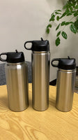 25oz, Stainless Steel, Double Walled, Flip Top, Water Bottle,